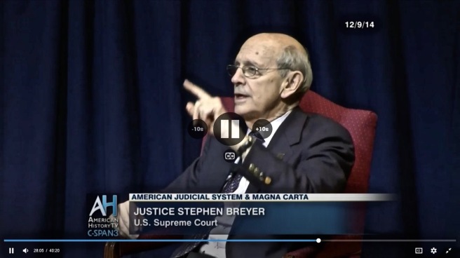+Justice Stephen Breyer interview by David Rubenstein 9.12.2014 COTIN.org