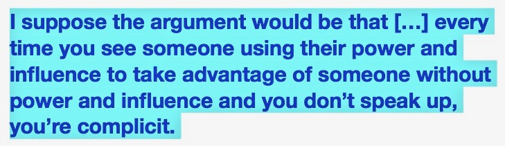George Clooney, quoted in The Daily Mail 10 October 2017 - COTIN.org