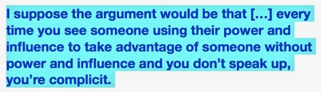 George Clooney, quoted in The Daily Mail 10 October 2017 - COTIN.org